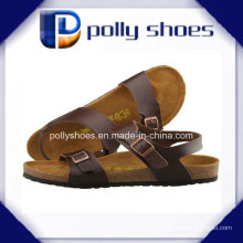 Sandálias de couro marrom Comfort Sandals tamanho 42 Men`s Sandal